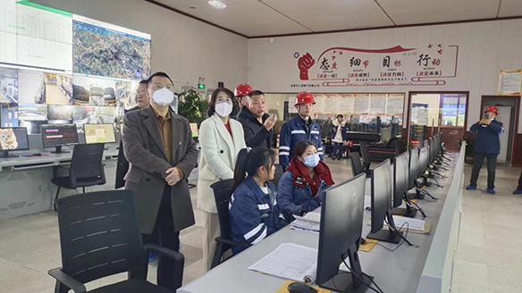 Sở An toàn Phòng chống Thiên tai tỉnh kiểm tra công tác an toàn sản xuất của Công ty Khí Gas Huyuan